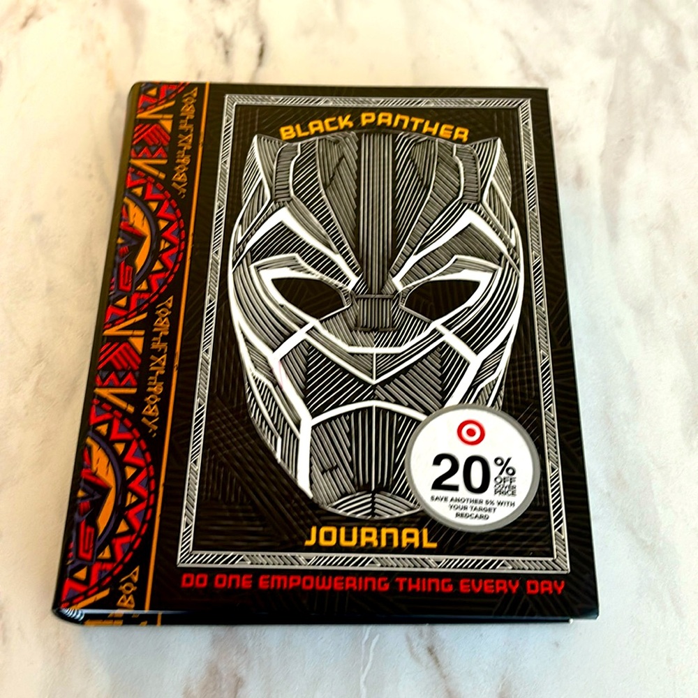 Marvel Black Panther Hardcover Lined Journal Notebook